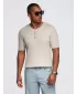 Pánské triko OMBRE OM-TSCT-0254 LIGHT GREY