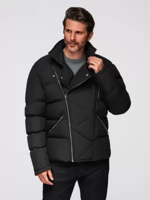 Pánská bunda OMBRE OM-JAHP-0252 BLACK