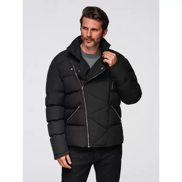  Pánská bunda OMBRE OM-JAHP-0252 BLACK 