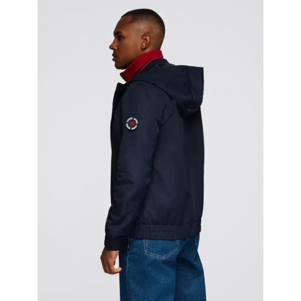  Pánská bunda OMBRE OM-JANP-0222 NAVY BLUE 