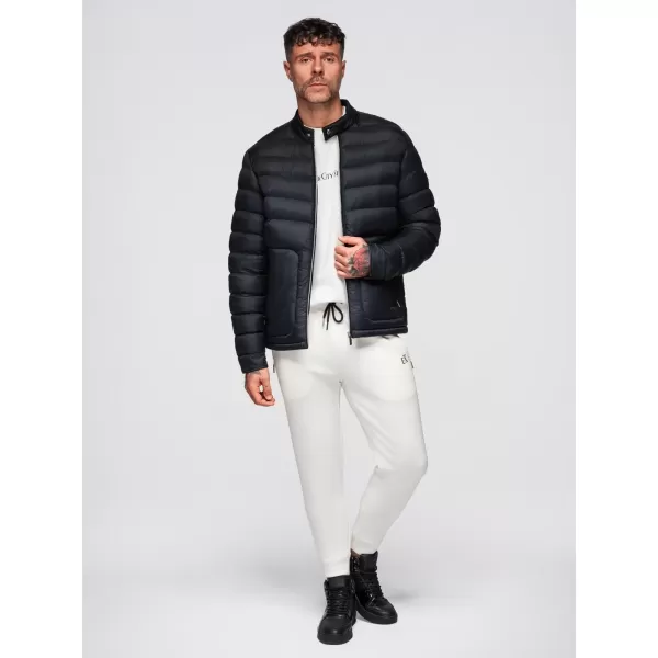  Pánská bunda OMBRE OM-JALP-0261 BLACK 
