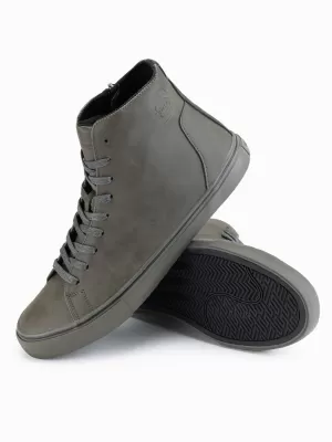 Pánské boty OMBRE OM-FOTH-0185 DARK OLIVE