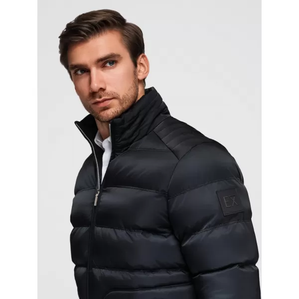  Pánská bunda OMBRE OM-JALP-0218 BLACK 