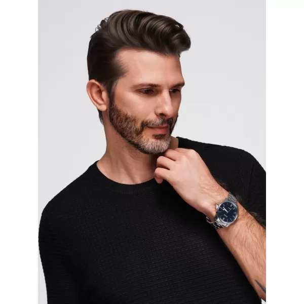  Pánské triko OMBRE OM-TSCT-0253 BLACK 