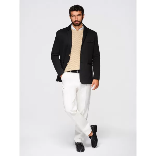 Pánská bunda OMBRE OM-BLZB-0100 BLACK 