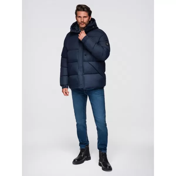  Pánská bunda OMBRE OM-JAHP-0238 NAVY BLUE 