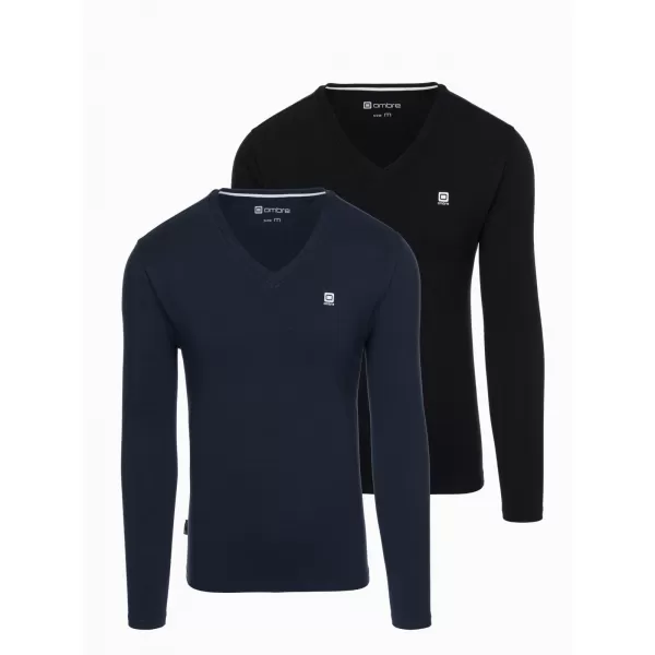  Pánský set trik OMBRE Z103 NAVY BLUE/BLACK MIX 