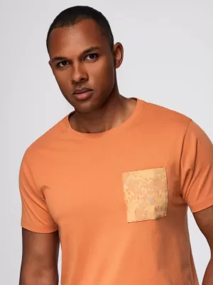 Pánské triko OMBRE OM-TSPT-0227 ORANGE
