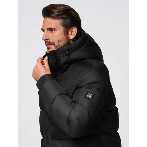  Pánská bunda OMBRE OM-JAHP-0238 BLACK 