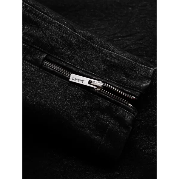  Pánská bunda OMBRE OM-JAFL-0197 BLACK 