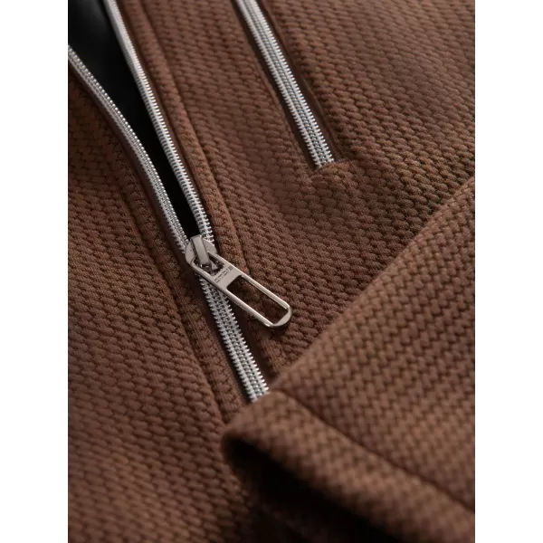  Pánská bunda OMBRE OM-JANP-0229 BROWN 