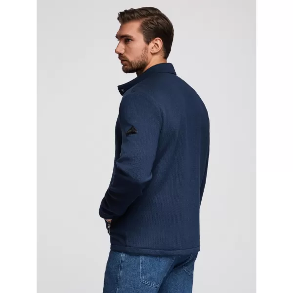  Pánská bunda OMBRE OM-JANP-0229 DARK BLUE 