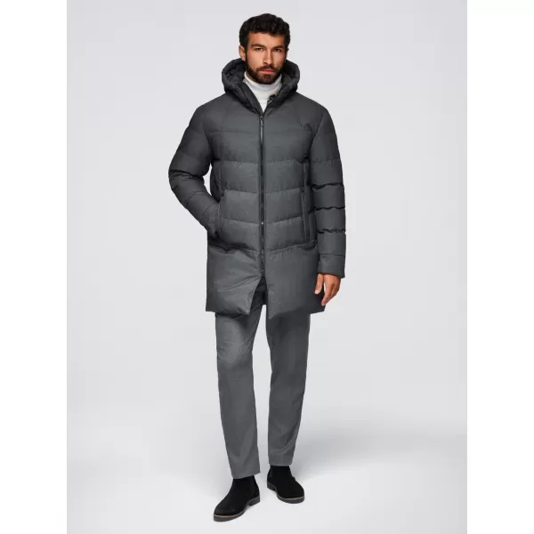  Pánský kabát OMBRE OM-JALJ-0264 GREY 