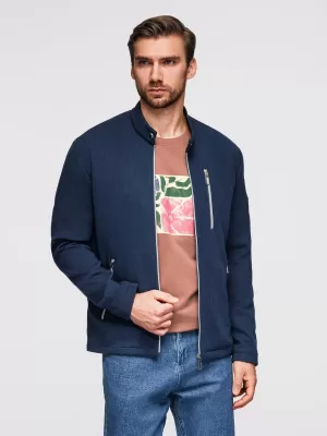 Pánská bunda OMBRE OM-JANP-0229 DARK BLUE