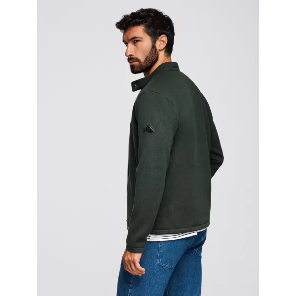  Pánská bunda OMBRE OM-JANP-0229 DAKR GREEN 