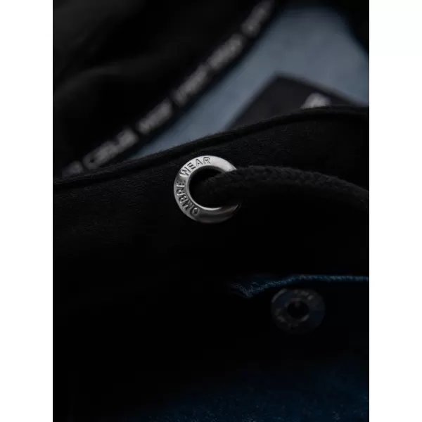 Pánská bunda OMBRE OM-JADJ-0220 BLUE AND BLACK 