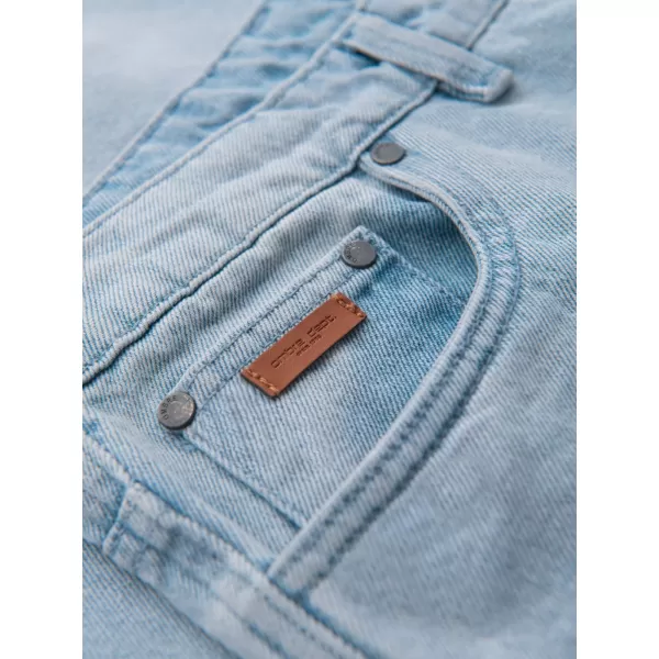  Pánské kalhoty OMBRE OM-PADP-0250 LIGHT BLUE 