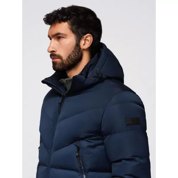  Pánská bunda OMBRE OM-JAHP-0304 NAVY BLUE 