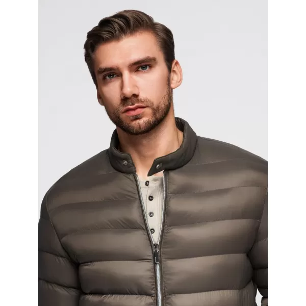  Pánská bunda OMBRE OM-JALP-0261 OLIVE 