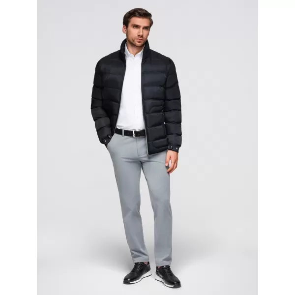  Pánská bunda OMBRE OM-JALP-0218 BLACK 