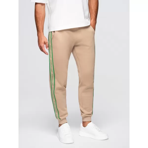 Pánské tepláky OMBRE OM-PASK-0145 BROWN 