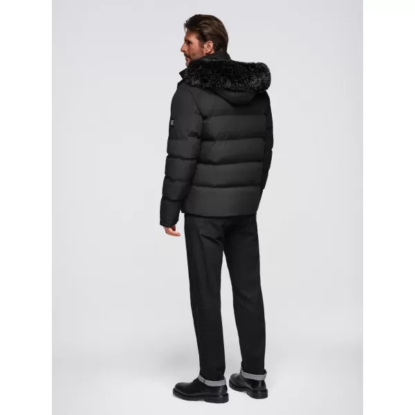  Pánská bunda OMBRE OM-JAHP-0252 BLACK 
