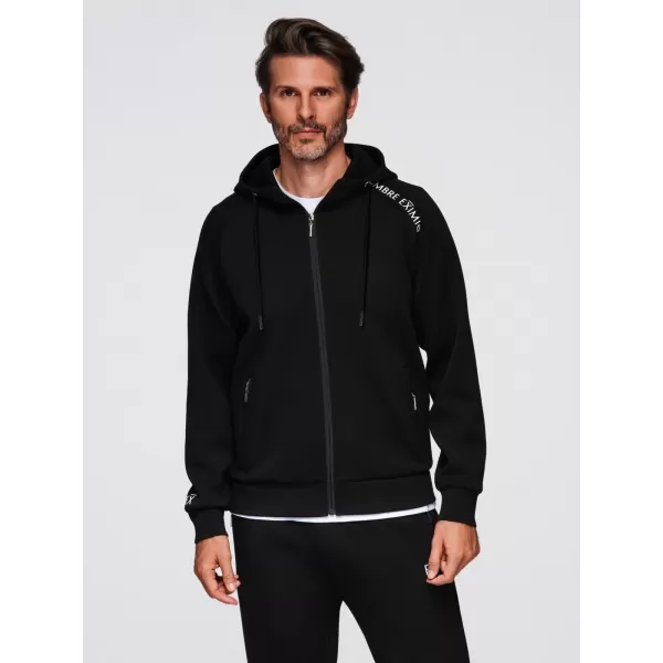  Pánská mikina OMBRE OM-SSZP-0216 BLACK 