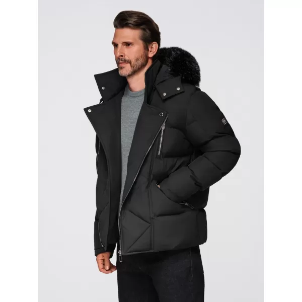  Pánská bunda OMBRE OM-JAHP-0252 BLACK 