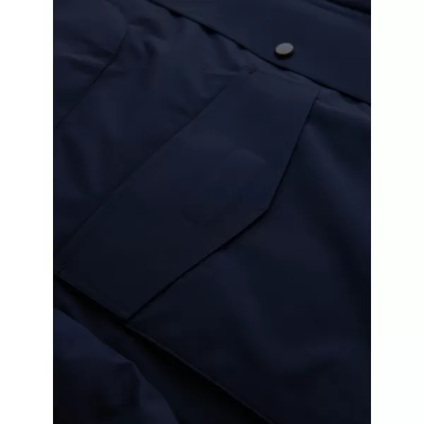  Pánská zimní bunda OMBRE OM-JAHP-0306 NAVY BLUE 