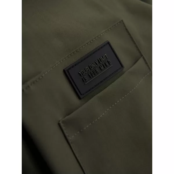  Pánská bunda OMBRE OM-JANP-0225 OLIVE 