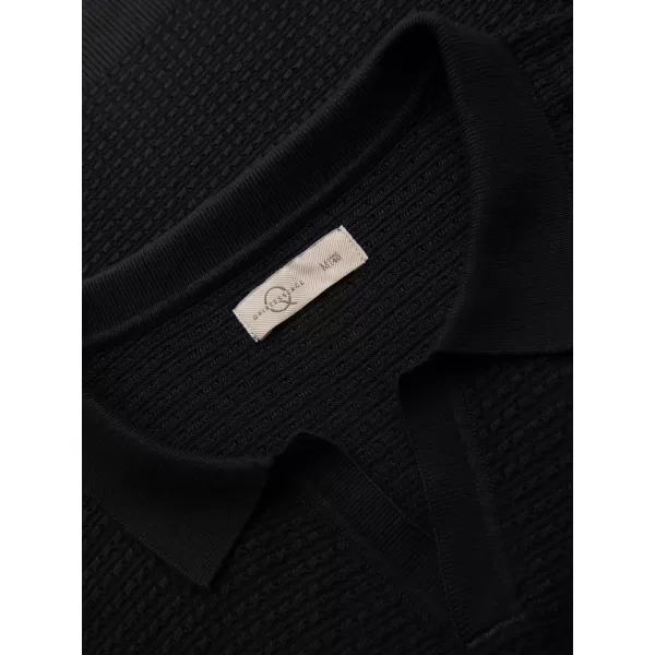  Pánské polo triko OMBRE OM-POSS-0157 BLACK 