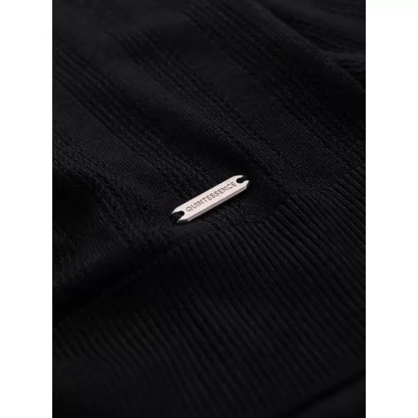  Pánský svetr OMBRE OM-TSCT-0251 BLACK 