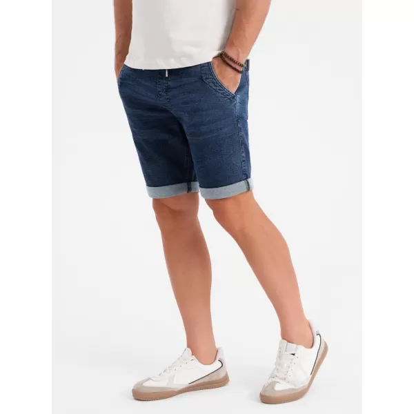  Pánské kraťasy OMBRE OM-SRDS-0161 DARK BLUE 