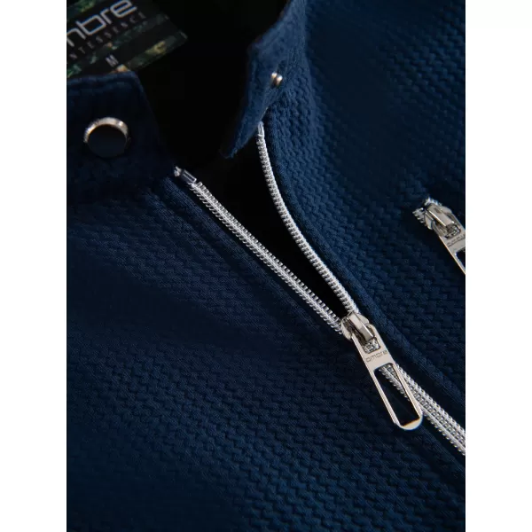  Pánská bunda OMBRE OM-JANP-0229 DARK BLUE 