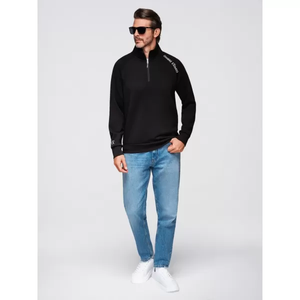  Pánská mikina OMBRE OM-SSZP-0211 BLACK 