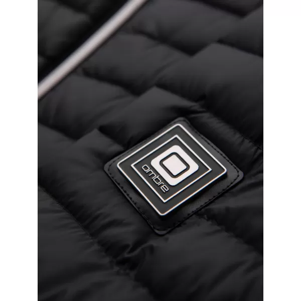  Pánská bunda OMBRE OM-JALJ-0266 BLACK 