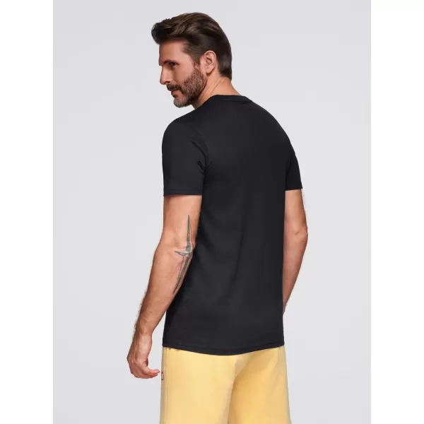  Pánské triko OMBRE OM-TSPT-0231 BLACK 