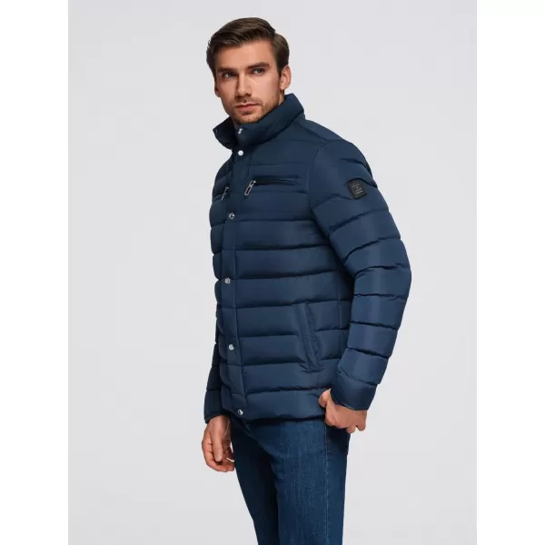  Pánská bunda OMBRE OM-JALP-0260 NAVY BLUE 