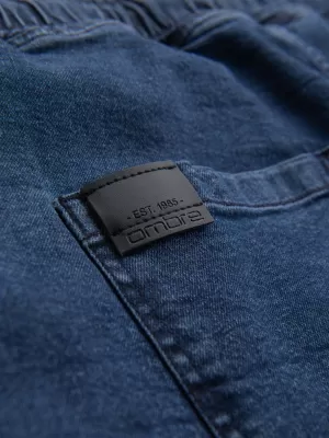 Pánské kraťasy OMBRE OM-SRDS-0161 DARK BLUE