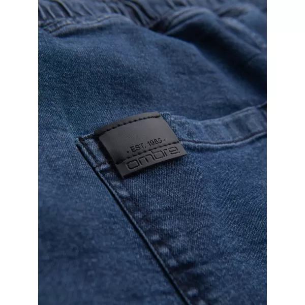 Pánské kraťasy OMBRE OM-SRDS-0161 DARK BLUE 