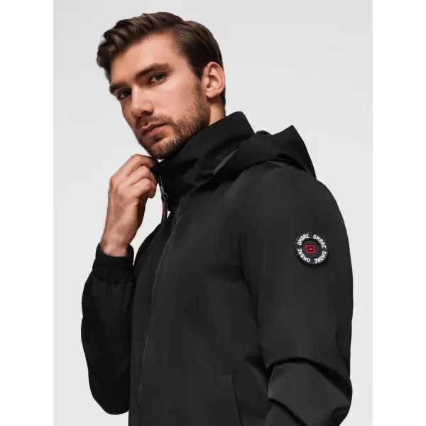  Pánská bunda OMBRE OM-JANP-0222 V2 BLACK 