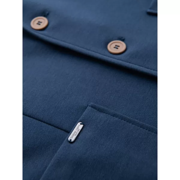  Pánské sako OMBRE OM-BLZB-0101 DARK BLUE 