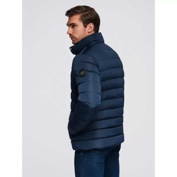 Pánská bunda OMBRE OM-JALP-0260 NAVY BLUE 