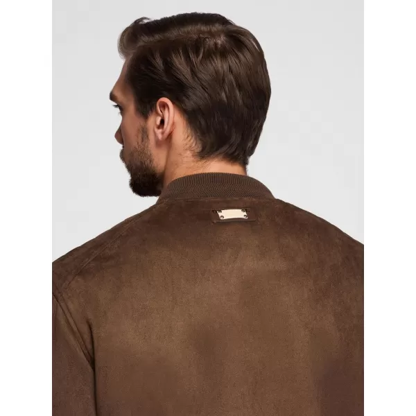 Pánská bunda OMBRE OM-JAFL-0232 BROWN 
