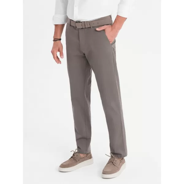  Pánské kalhoty OMBRE OM-PACP-0184 GRAY 