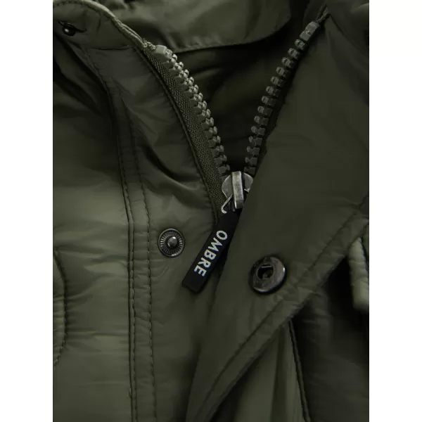  Pánská bunda OMBRE OM-JALP-0215 OLIVE 
