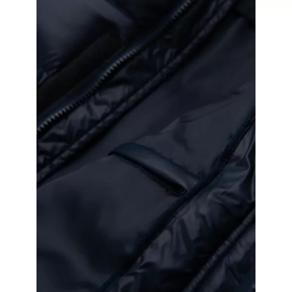  Pánský kabát OMBRE OM-JALJ-0266 NAVY BLUE 