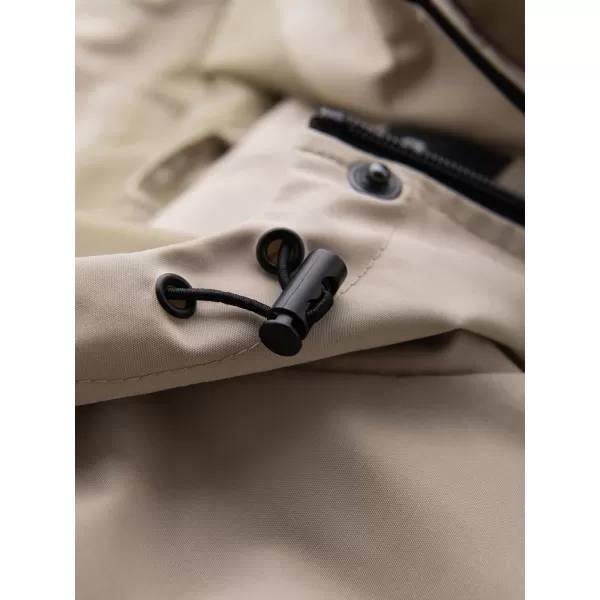  Pánská bunda OMBRE OM-JANP-0225 BEIGE 