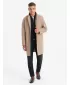 Pánský kabát OMBRE OM-COWC-0104-new BEIGE