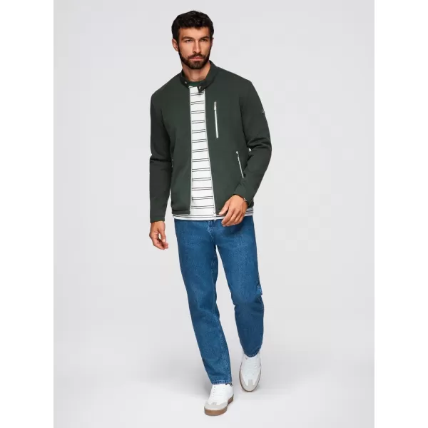  Pánská bunda OMBRE OM-JANP-0229 DAKR GREEN 